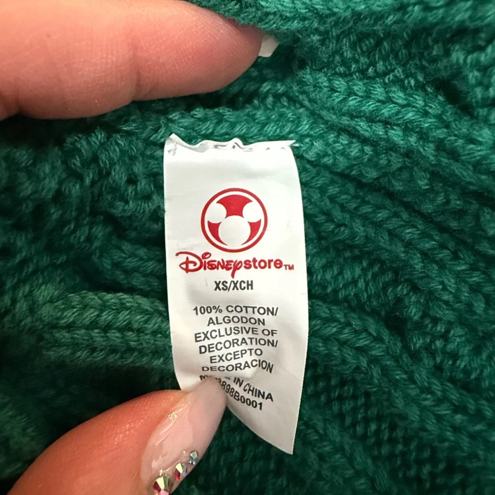 Disney Mickey Mouse Infant Green Knit Hat